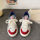Women Sneakers Causal Shoes Chunky Platform Shoes Thick Bottom Lace-up Women's Vulcanized Shoes Sneakers Zapatos De