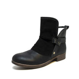 Women's Shoes Snow boots Ladies Winter Flock Warm Boots Ankle Boots Short Bootie Slip-On Square heel Outside Shoes
