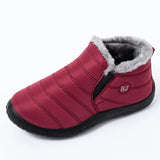 Women's Boots Waterproof Snow Boots Women Fashion Winter Boots Round Toe Shoes Woman Keep Warm Ladeis Shoes Slip On Female