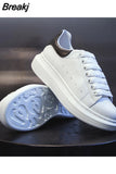 Women's Shoes Spring 2023 New Leather Summer Casual Flat Platform Male White Shoe Couples Fashion Sneakers Tennis Female Size