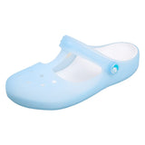 Women Mules Clogs 2022 Beach Breathable Mary Janes Slippers Woman's Sandals Jelly Shoes Cute Sweet Garden Shoes