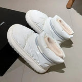 Women's Snow Boots 2023 Warm Down Female Winter Shoes Mixed Color Outdoor Ankle Boots for Women Plush Design Casual