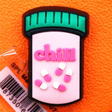 1pcs Cute Globe PVC Shoe Charms Rocket Cup Accessories Chill Sugar Shoe Decorations fit Croc Bracelet Kids