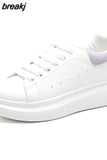 Women Causal Shoes Pring Brand Spring Designer Wedges White Sneakers Platform Tenis Feminino Trainers Female