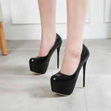 High Heels 2023 New Women's Shoes Spring and Autumn Shallow Mouth Women's Shoes Plus Size Shoes Sexy Fashion Party