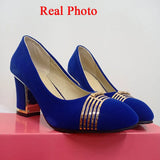 Dropship Big Size 33-50 Fashion Slip On Women Pumps Shoes High Heels Sexy Party Wedding Pumps Office Lady Woman