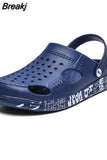 Breathable 5 Men Zuecos Hombre Cholas Slip On Outdoor Mens Rubber Beach Sandals Summer Shoes Garden
