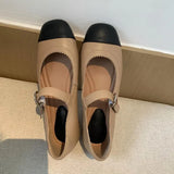 Women's Leather Shoes Heels Woman Party Elegant Mary Janes 2023 New Fashion Summer Luxury Platform Shoes Ladies