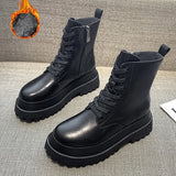 White Boots Women Shoes Womens Platform Heels Punk Goth Shoes Chunky Ankle Boots Winter Booties Size 41 Botas Fall