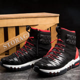 Men Boots Running Shoes Women Sneakers High Top Winter Snow Boots Outdoor Waterproof Walking Trekking