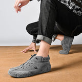 Men Sneakers Shoes for Men 2023 Casual Vulcanized Shoes Outdoor Light Lace-Up Pu Leather Fashion Roman New Tennis