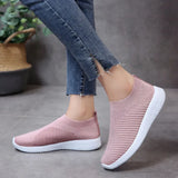 Breakj Large-Size Women's Shoes Autumn Lazy Shoes One Foot Pedal Women Breathable Sports Low-Help Casual Shoes Single