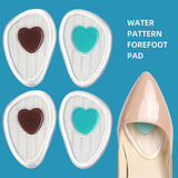 Pair Forefoot Orthopedic Insoles Women Soft Silicone Gel Cushion Relieve Foot Pain Metatarsal Support Insert Pad Shoes