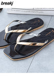 Summer flat flip-flops 36-41 casual women's outdoor fashion slippers beach holder fashion shoes woman slippers