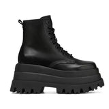 Ladies Ankle Boots Fashion Autumn Platform High Heels Platform Wedge Heel Stretch Black Red Stretch Boots Dress Party