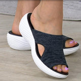 Women Orthopedic Stretch Orthotic Sandals Female Open Toe Breathable Slides Stretch Cross Shoes Outdoor Casual Beach