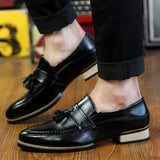 Men's Casual Shoes Fashion business dress Soft Moccasins Loafers High-Quality men Leather shoes Gommino Zapatos Chaussure