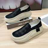 Shoes Woman Summer 2023 New In Casual Slip-on Sneakers Fashion Hollow Breathable Loafers Women Running Shoes