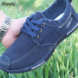 Men's Casual Shoes Summer Breathable Lace-up Men Canvas Shoes 2023 New Fashion Loafers Walking Flats Comfortable Male