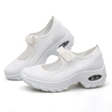 Air Cushion Flat Shoes Women Mesh Sneakers Breathable Women Shoes Increase Ladies Casual Shoes Zapatos De Mujer