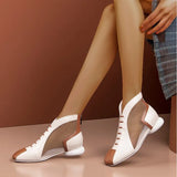 New Mesh British Short Boots Women's Summer Shoes Breathable Thin Cut Net Cool Boot Anti Slip Wear