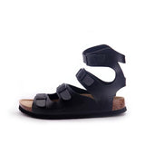 2023 New Summer Women Gladiator Buckle Cork Sandals Beach Outside Patchwork Non-slip Casual Sandalias