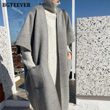 Turtleneck Full Sleeve Oversized Knit Dress Female 2021 Winter Vestidos Casual Thick Twisted Women Long Sweater