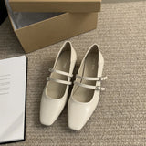 Shallow Mouth Single Shoes Female Spring And Autumn New Korean Version Of French Temperament Fairy Wind Gentle Commuting Thick With Mary Jane