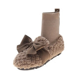 Women's Boots Winter Warm Snow Boots Ankle Boots Women Ladies Girls Thick Plush Flock Boots Wool Women
