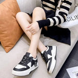 Shoes Women's Sneakers New Muffin Thick Bottom Khaki Black White Color Matching Fashion Women's Shoes Casual Sports