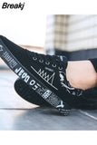Spring Autumn New Men's Flat Shoes Fashion Men's Comfortable Breathable Canvas Shoes Men's Lace Casual