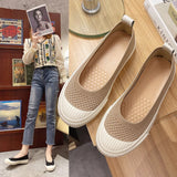 Shoes Female Xiaoxiangfeng 2024 Summer New Canvas Shoes Lazy People Put On Love Shoes Soft-Soled Net Single