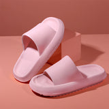 Thick Platform Bathroom Home Slippers 2022 Summer EVA Soft Thick Bottom Beach Sandals Woman Non Slip Flip Flops