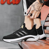 Men's Shoes Summer New Flying Woven Breathable Mesh Surface Fashion Shoes All Match Running Sports Big Size Men's