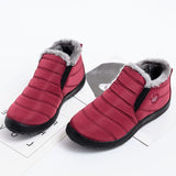 Women Sneakers Winter Warm Women Casual Shoes Plush Waterproof Sneakers Women Shoes Slip On Woman Vulcanized Shoes