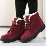 Women Winter 2023 New In Ankle Boots For Winter Shoes Women Low Heels Platform Botas Mujer Free Shipping Snow Boots