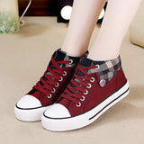 Women Platform Canvas Sneakers Woman Spring Casual Shoes Breathable Trainers Female Sneaker Summer Lady Vulcanized