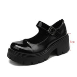 shoes platform shoes heels mary janes Women Japanese Style Vintage shoes for women College Student white Women's shoes