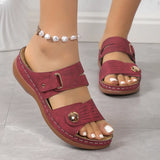 Sandals Women Summer Platform Sandals Women Elegant Low Heels Sandals Slippers Zapatos Mujer Wedge Heeled Sandals
