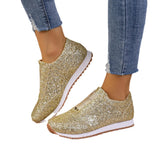 Breakj New Women's Single-Shoe Lid Water Drill Tight Casual Single-Shoe Thick-Soled Fish Mouth Single