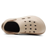Summer Thick Bottom Clogs Garden Shoes Women Non Slip Waterproof Beach Pool Sandals Woman Eva Closed Toe Platform