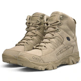 Autumn Winter Military Boots Outdoor Male Hiking Boots Men Special Force Desert Tactical Combat Ankle Boots Men Work
