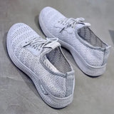 Women Shoes 2023 Mesh Breathable Flat Shoes Women Platform Wedge Sneakers Women Hollow Out Casual Shoes Zapatillas De