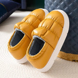 Non-Slip Home Slippers Winter Warm Women Indoor Cotton Men Non-slips Ladies Soft Slippers Memory Foam Couples