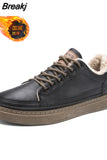 Men Casual Shoes Outdoor PU Leather Breathable Comfortable Men's Shoes 2023 Spring Men Sneackers Male Skate Shoes