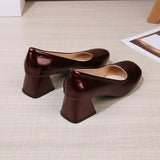 New Style Women's High Heels Women's Fashion Office Work Wedding Party Shoes Ladies Mid Heel Spring Autumn