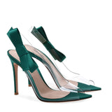 PVC Fish Mouth Sauce, Thin High Heel, Single Shoes, Large Size Sandals,