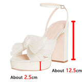 New Platform 2023 Summer Simple High Heeled Women's Sandals Shoes Wedding Shoes Big Size 43 Bridal