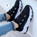 Womens Sneakers Thick Sole Casual Breathable Sport Design Vulcanized Shoes Comfortable Fashionable Walking Shoes