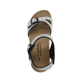 Fashion Women Cork Sandals 2023 New Summer Beach Wedge Trifle Buckle Strap Black White Platform Outside Sandalias